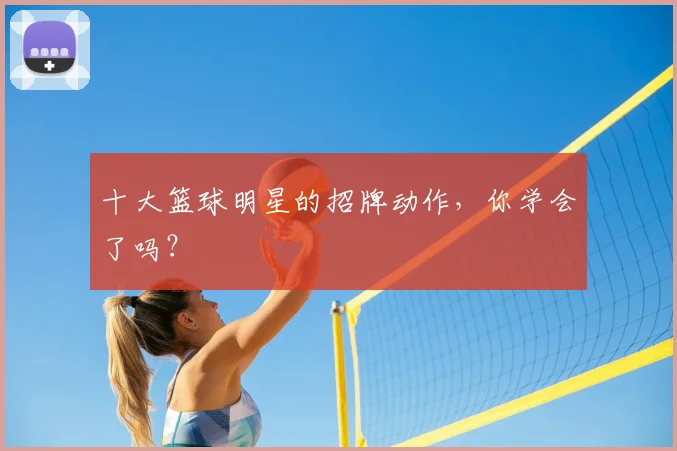 十大篮球明星的招牌动作，你学会了吗？