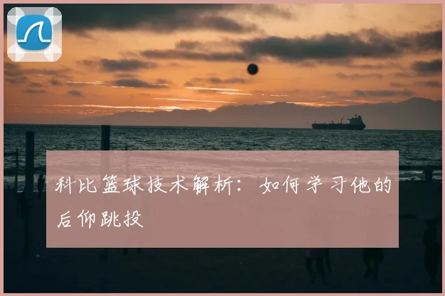 科比篮球技术解析:如何学习他的后仰跳投
